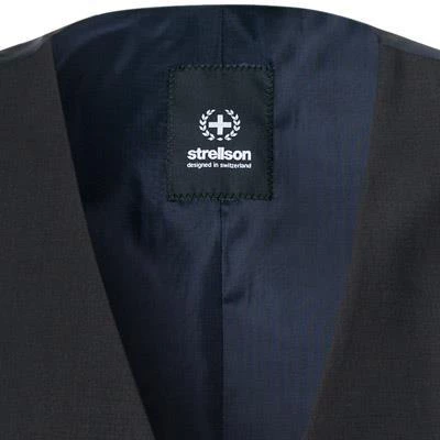 Strellson Weste Ves 30022107/001 Schurwolle, Schwarz 5 Strellson Weste Ves 30022107/001 Schurwolle, Schwarz – Bild 3