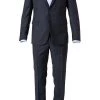 JOOP! Anzug Herby-Blayr 30021562+563/443 Slim Fit, Schurwolle Super100, Tiefblau -Anzüge & Westen Schritte 339903 norm