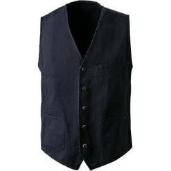 camel active Weste 451980/3E01/46 Baumwolle ungefüttert, Navy, Dunkelblau