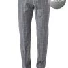 Strellson Hose Mercer 30020634/035 Slim Fit, Schurwolle, Hellgrau kariert , Hellgrau -Anzüge & Westen Schritte 341310 norm