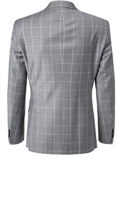 Strellson Anzug Allen-Mercer 30020633+634/035 Slim Fit, Schurwoll-Stretch, Hellgrau kariert, Hellgrau 5 Strellson Anzug Allen-Mercer 30020633+634/035 Slim Fit, Schurwoll-Stretch, Hellgrau kariert, Hellgrau – Bild 3
