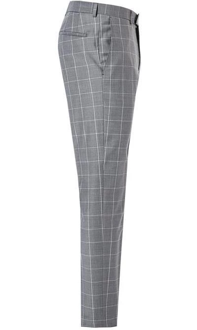 Strellson Anzug Allen-Mercer 30020633+634/035 Slim Fit, Schurwoll-Stretch, Hellgrau kariert, Hellgrau 10 Strellson Anzug Allen-Mercer 30020633+634/035 Slim Fit, Schurwoll-Stretch, Hellgrau kariert, Hellgrau – Bild 8