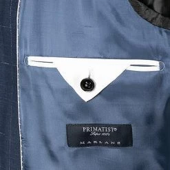 Strellson Anzug Aron-Maser 30020958+957/402 Slim Fit, Schurwolle Super100, Dunkelblau kariert , Dunkelblau -Anzüge & Westen Schritte 341326 norm5