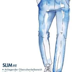 Strellson Hose Mercer 30020628/430 Slim Fit, Schurwolle, Dunkelblau , Dunkelblau -Anzüge & Westen Schritte 341353 norm4