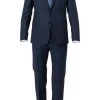 Strellson Anzug Allen-Mercer 30020627+628/430 Slim Fit, Schurwolle, Dunkelblau , Dunkelblau -Anzüge & Westen Schritte 341356 norm