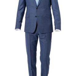 Strellson Anzug Allen-Mercer 30020627+628/444 Slim Fit, Schurwolle, Blau