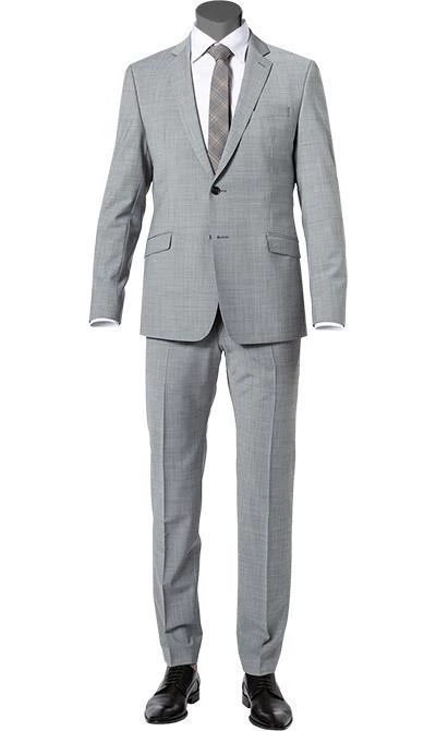 Strellson Anzug Allen-Mercer 30021890+891/035 Slim Fit, Schurwoll-Stretch, Mittelgrau , Mittelgrau 3 Strellson Anzug Allen-Mercer 30021890+891/035 Slim Fit, Schurwoll-Stretch, Mittelgrau , Mittelgrau