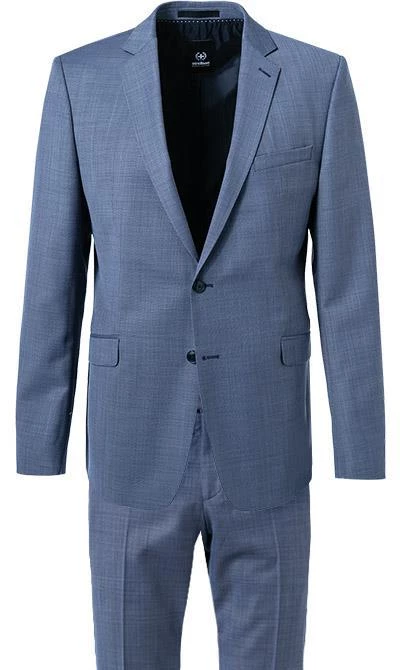 Strellson Anzug Allen-Mercer 30021939+940/444 Slim Fit, Schurwolle, Bleu, Blau 4 Strellson Anzug Allen-Mercer 30021939+940/444 Slim Fit, Schurwolle, Bleu, Blau – Bild 2