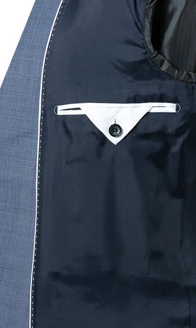 Strellson Anzug Allen-Mercer 30021939+940/444 Slim Fit, Schurwolle, Bleu, Blau 7 Strellson Anzug Allen-Mercer 30021939+940/444 Slim Fit, Schurwolle, Bleu, Blau – Bild 5