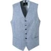 JOOP! Weste Wackno 30020523/426 Schurwolle-Leinen, Hellblau meliert, Hellblau
