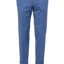 BOSS Hose Perin 50427343/479 Slim Fit, Baumwolle, Blau
