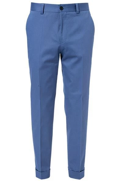 BOSS Hose Perin 50427343/479 Slim Fit, Baumwolle, Blau 4 BOSS Hose Perin 50427343/479 Slim Fit, Baumwolle, Blau – Bild 2