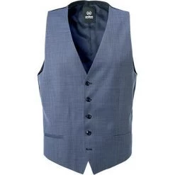 Strellson Weste Ves 30020646/444 Schurwolle, Bleu, Blau