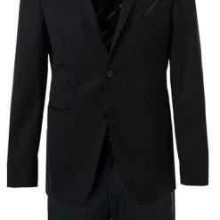 KARL LAGERFELD Anzug 255033+155233/10/501083/990 Schurwoll-Stretch, Schwarz -Anzüge & Westen Schritte 342191 norm2