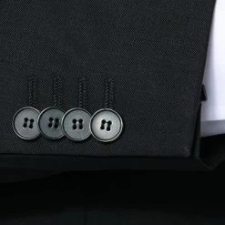 KARL LAGERFELD Anzug 255033+155233/10/501083/990 Schurwoll-Stretch, Schwarz -Anzüge & Westen Schritte 342191 norm5