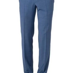 Daniel Hechter Hose 40855/100125/650 Modern Fit, Schurwolle waschbar, Kornblumenblau gemustert , Kornblumenblau