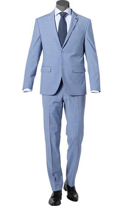 Daniel Hechter Anzug 40204+40254/100123/620 Modern Fit, Schurwoll-Stretch, Hellblau meliert, Hellblau 3 Daniel Hechter Anzug 40204+40254/100123/620 Modern Fit, Schurwoll-Stretch, Hellblau meliert, Hellblau
