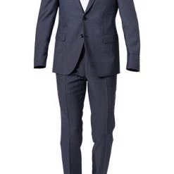 JOOP! Anzug Herby-Blayr 30021562+563/427 Slim Fit, Schurwolle Super100, Blau