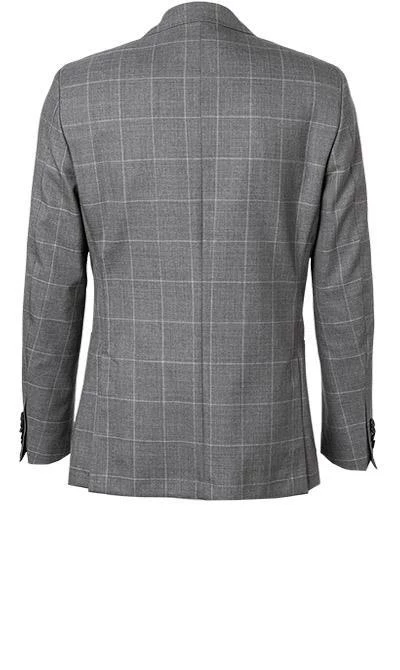 Windsor Anzug Garon+Santio 30019703+30019518/030 Anzug Garon-Santio, Shaped Fit, Schurwolle, Grau kariert, Grau 5 Windsor Anzug Garon+Santio 30019703+30019518/030 Anzug Garon-Santio, Shaped Fit, Schurwolle, Grau kariert, Grau – Bild 3
