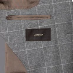 Windsor Anzug Garon+Santio 30019703+30019518/030 Anzug Garon-Santio, Shaped Fit, Schurwolle, Grau kariert, Grau 15 Windsor Anzug Garon+Santio 30019703+30019518/030 Anzug Garon-Santio, Shaped Fit, Schurwolle, Grau kariert, Grau -Anzüge & Westen Schritte 344745 norm6