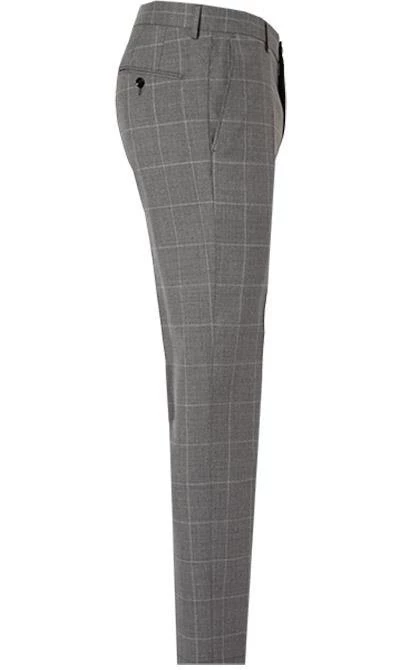 Windsor Anzug Garon+Santio 30019703+30019518/030 Anzug Garon-Santio, Shaped Fit, Schurwolle, Grau kariert, Grau 10 Windsor Anzug Garon+Santio 30019703+30019518/030 Anzug Garon-Santio, Shaped Fit, Schurwolle, Grau kariert, Grau – Bild 8