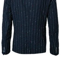 BOB Anzug DRESS383A+B T383/rosso Baumwolle-Leinen halbgefüttert, Navy-rot gestreift 12 BOB Anzug DRESS383A+B T383/rosso Baumwolle-Leinen halbgefüttert, Navy-rot gestreift -Anzüge & Westen Schritte 345950 norm3