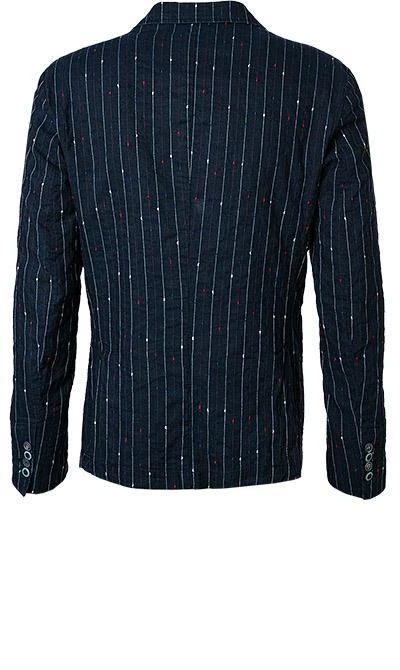 BOB Anzug DRESS383A+B T383/rosso Baumwolle-Leinen halbgefüttert, Navy-rot gestreift 5 BOB Anzug DRESS383A+B T383/rosso Baumwolle-Leinen halbgefüttert, Navy-rot gestreift – Bild 3