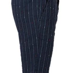 BOB Anzug DRESS383A+B T383/rosso Baumwolle-Leinen halbgefüttert, Navy-rot gestreift 17 BOB Anzug DRESS383A+B T383/rosso Baumwolle-Leinen halbgefüttert, Navy-rot gestreift -Anzüge & Westen Schritte 345950 norm8