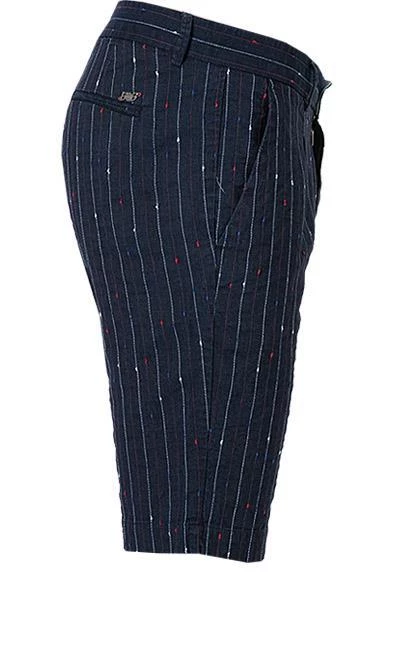 BOB Anzug DRESS383A+B T383/rosso Baumwolle-Leinen halbgefüttert, Navy-rot gestreift 10 BOB Anzug DRESS383A+B T383/rosso Baumwolle-Leinen halbgefüttert, Navy-rot gestreift – Bild 8