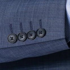 Pierre Cardin Anzug 52261+72240/810/75231/3350 Regular Fit, Schurwoll-Stretch Futureflex, Blau meliert, Blau -Anzüge & Westen Schritte 346802 norm4