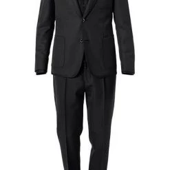 BOSS Anzug Nihen-Phil 50421778+1819/402 Smoking Nihen-Phil, Extra Slim Fit, Schurwolle, Schwarz, Dunkelblau
