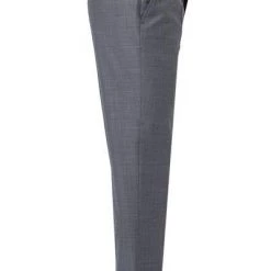 EDUARD DRESSLER Hose Jeff 00720/3B25/41 Shaped Fit, Schurwolle Super110, Dunkelblau meliert, Graublau -Anzüge & Westen Schritte 348794 norm3