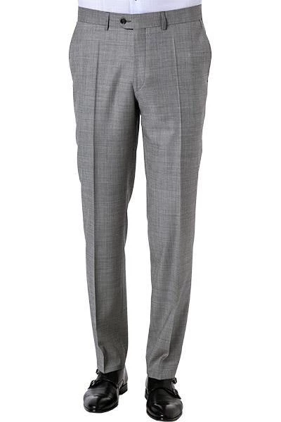 EDUARD DRESSLER Hose Jeff 00720/3B25/15 Shaped Fit, Schurwolle Super110, Grau meliert, Grau 3 EDUARD DRESSLER Hose Jeff 00720/3B25/15 Shaped Fit, Schurwolle Super110, Grau meliert, Grau