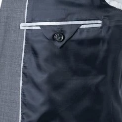 EDUARD DRESSLER Anzug 00720/6B01+3B25/41 Shaped Fit, Schurwolle Super110, Graublau meliert, Graublau -Anzüge & Westen Schritte 348796 norm5