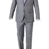 EDUARD DRESSLER Anzug 00720/6B01+3B25/15 Shaped Fit, Schurwolle Super110, Grau meliert, Grau -Anzüge & Westen Schritte 348797 norm
