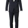Pierre Cardin Anzug 41220+71738/850/94602/3000 Smoking, Modern Fit, Schurwolle Super110, Marine