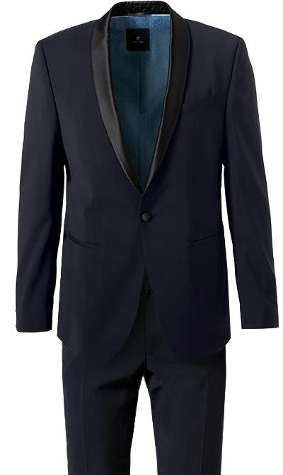 Pierre Cardin Anzug 41220+71738/850/94602/3000 Smoking, Modern Fit, Schurwolle Super110, Marine 4 Pierre Cardin Anzug 41220+71738/850/94602/3000 Smoking, Modern Fit, Schurwolle Super110, Marine – Bild 2