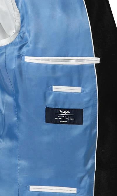 Pierre Cardin Anzug 41220+71738/850/94602/3000 Smoking, Modern Fit, Schurwolle Super110, Marine 8 Pierre Cardin Anzug 41220+71738/850/94602/3000 Smoking, Modern Fit, Schurwolle Super110, Marine – Bild 6