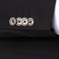 Pierre Cardin Anzug 42256+72437/810/94470/2000 Modern Fit, Mikrofaser wasserabweisend, Schwarz -Anzüge & Westen Schritte 349449 norm4