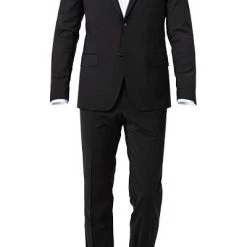 OSCAR JACOBSON Anzug 30504158+5374158/310 Wolle, Schwarz