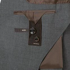 Windsor Anzug Garon/Santio 30021716+717/025 Anzug Garon-Santio, Shaped Fit, Schurwoll-Stretch, Grau meliert, Grau 14 Windsor Anzug Garon/Santio 30021716+717/025 Anzug Garon-Santio, Shaped Fit, Schurwoll-Stretch, Grau meliert, Grau -Anzüge & Westen Schritte 350656 norm5