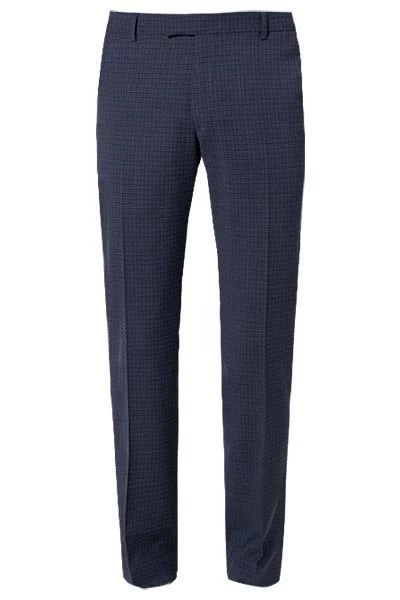 JOOP! Hose Blayr 30023040/410 Slim Fit, Schurwoll-Stretch, Dunkelbau kariert, Dunkelblau 4 JOOP! Hose Blayr 30023040/410 Slim Fit, Schurwoll-Stretch, Dunkelbau kariert, Dunkelblau – Bild 2