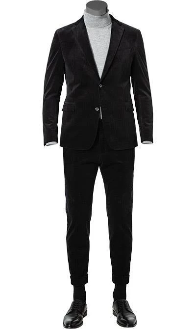 Strellson Anzug Alzer/Luc 30024162+30024163/402 Anzug Alzer-Luc, Slim Fit, Cord, Nachtblau, Dunkelblau (402) 3 Strellson Anzug Alzer/Luc 30024162+30024163/402 Anzug Alzer-Luc, Slim Fit, Cord, Nachtblau, Dunkelblau (402)