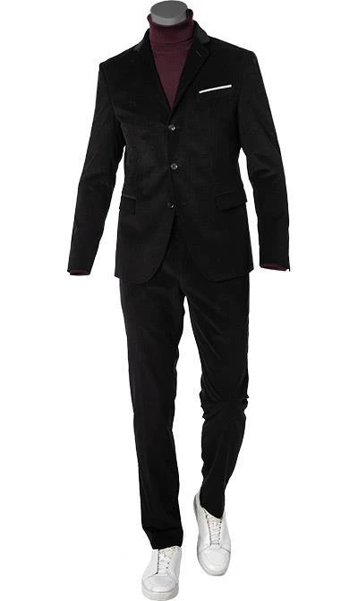 JOOP! Anzug Haspar-Bloom 30023023/001 Slim Fit, Cord, Schwarz 3 JOOP! Anzug Haspar-Bloom 30023023/001 Slim Fit, Cord, Schwarz