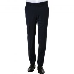 Pierre Cardin Hose Dupont 72240/810/14001/3010 Regular Fit, Schurwoll-Stretch Futureflex, Nachtblau