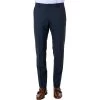 Windsor Hose Santio 30021717/410 Schurwoll-Stretch, Dunkelblau meliert, Dunkelblau -Anzüge & Westen Schritte 353272 master