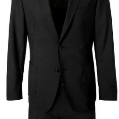 Windsor Anzug Garon/Santio 30021716+30021717/001 Anzug Garon-Santio, Shaped Fit, Schurwoll-Stretch, Schwarz -Anzüge & Westen Schritte 353274 norm2