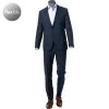 Windsor Anzug Garon/Santio 30021716+30021717/410 Anzug Garon-Santio, Shaped Fit, Schurwoll-Stretch, Dunkelbau meliert, Dunkelblau -Anzüge & Westen Schritte 353279 master