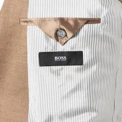 BOSS Anzug Hartlay-Giro 50438515+510/262 Slim Fit, Schurwoll-Stretch, Beige meliert, Beige 16 BOSS Anzug Hartlay-Giro 50438515+510/262 Slim Fit, Schurwoll-Stretch, Beige meliert, Beige -Anzüge & Westen Schritte 353427 norm5