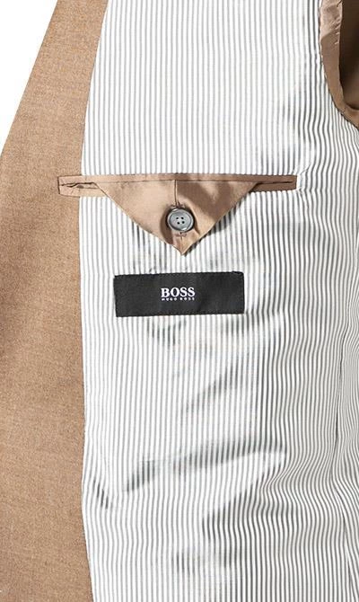BOSS Anzug Hartlay-Giro 50438515+510/262 Slim Fit, Schurwoll-Stretch, Beige meliert, Beige 8 BOSS Anzug Hartlay-Giro 50438515+510/262 Slim Fit, Schurwoll-Stretch, Beige meliert, Beige – Bild 6